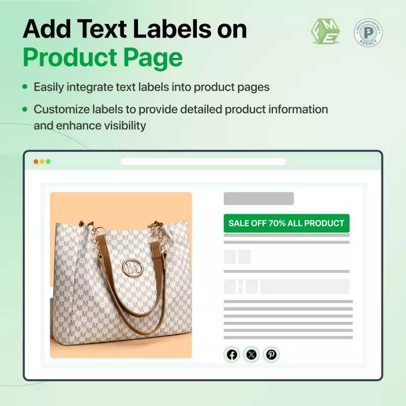 AI Pegatinas, etiquetas y etiquetas de productos de PrestaShop