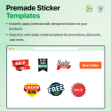 AI Pegatinas, etiquetas y etiquetas de productos de PrestaShop