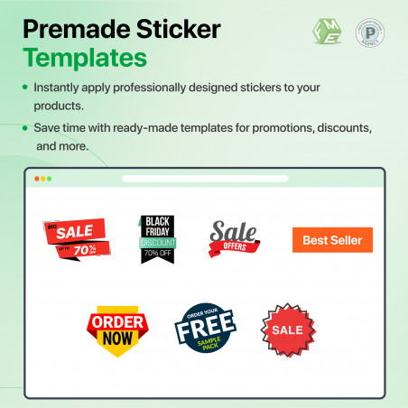 PrestaShop Label and Stickers - Templates