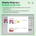 Wraps are shown at Cart Page