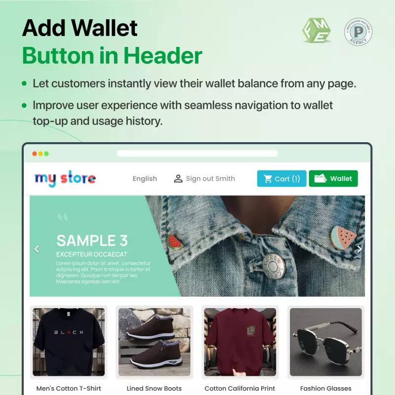 Sistema de Carteira Digital - Prestashop