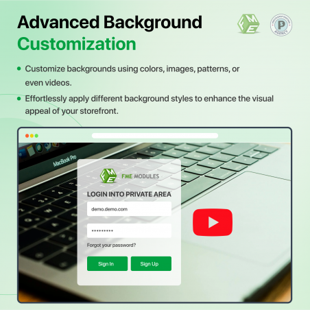 Prestashop Private Shop Lite Module Customization Options