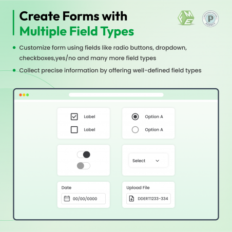 Multiple Field Types to Choose From
