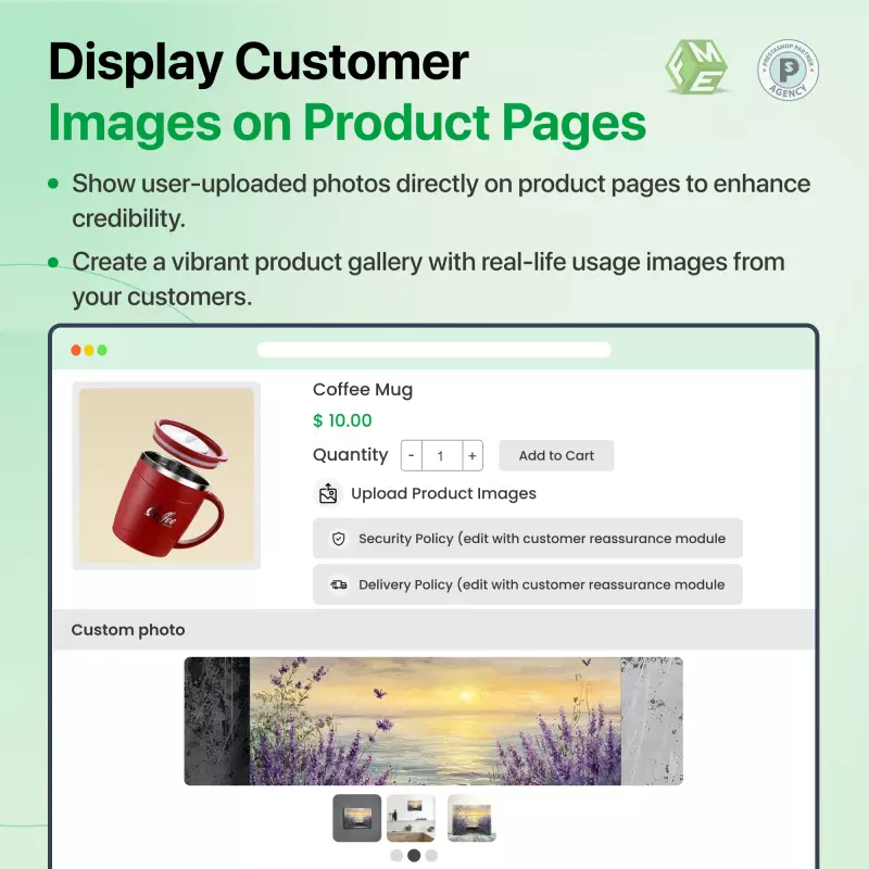 Module de upload d'image PrestaShop