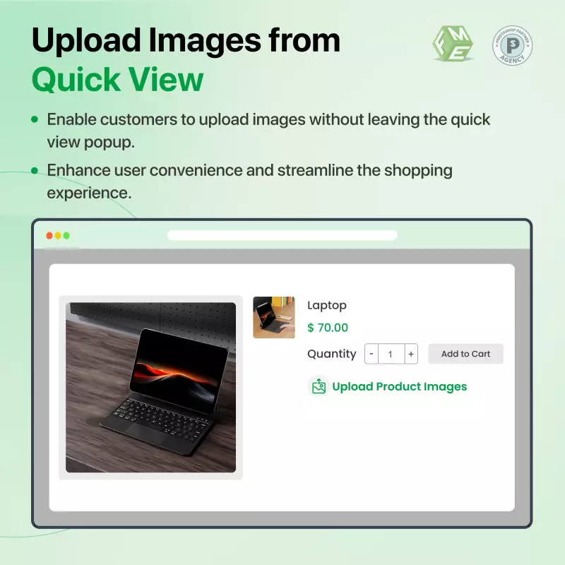 Module de upload d'image PrestaShop