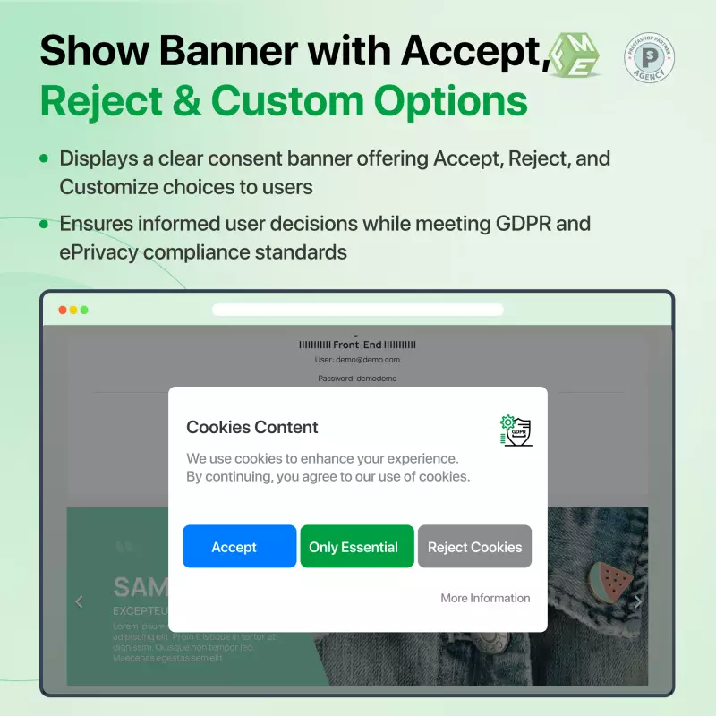 PrestaShop Cookie Toestemming Module | EU Cookiewet & Google Consent Mode V2
