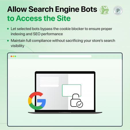 Allow search engine bots to visit your site