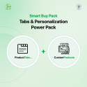 Tabs & Personalisierungspaket – Produkt-Tabs + individueller Produktdesigner