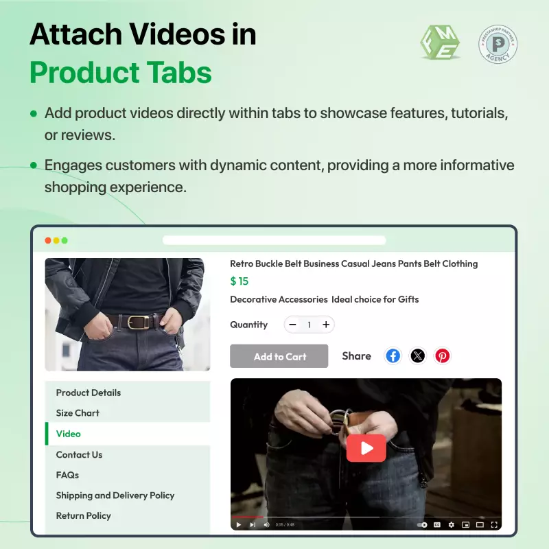 Pack Onglets et Personnalisation – Onglets Produits + Concepteur de Produits Personnalisés