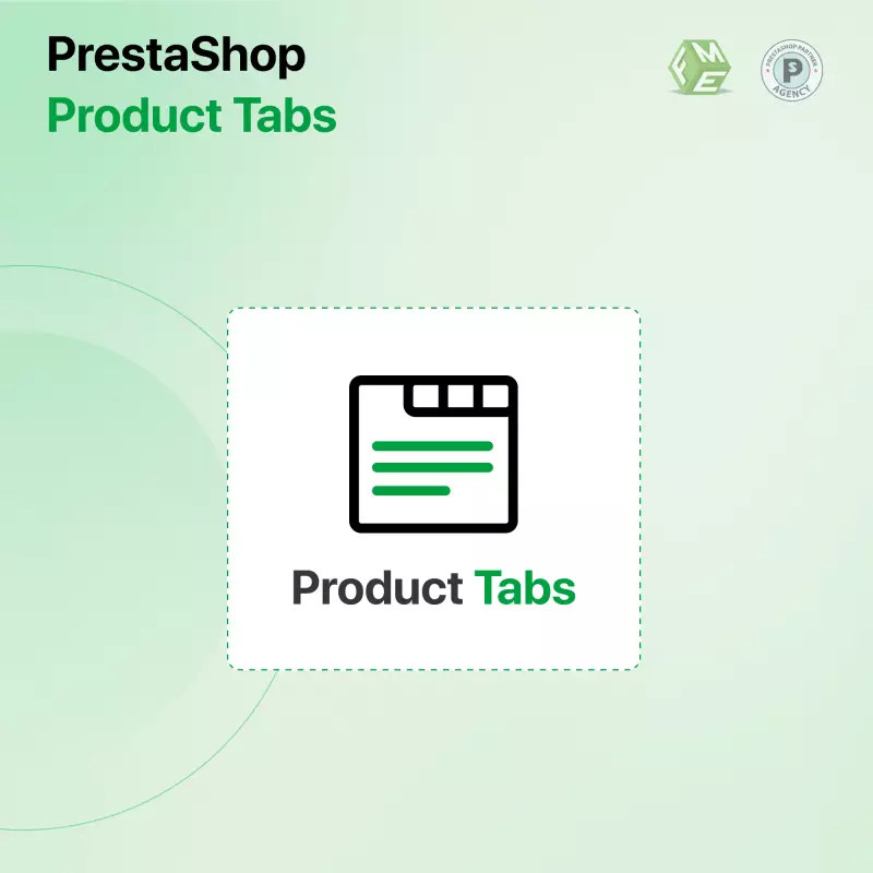 Tabs & Personalisierungspaket – Produkt-Tabs + individueller Produktdesigner