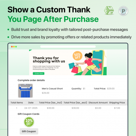 Show Custom Thank You Page