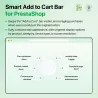 Prestashop Add to Cart Bar Module Features