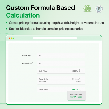 Price by Custom Formula
