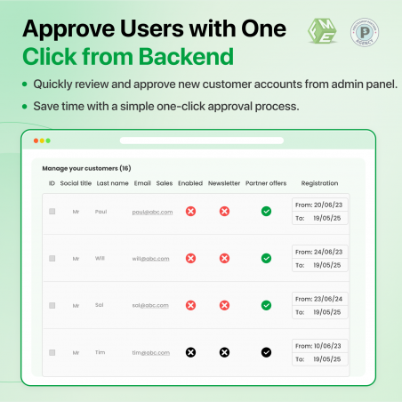 Backend configuration