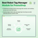 Marcas de robôs prestashop - NoFollow NoIndex Manager