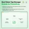 Marcas de robôs prestashop - NoFollow NoIndex Manager