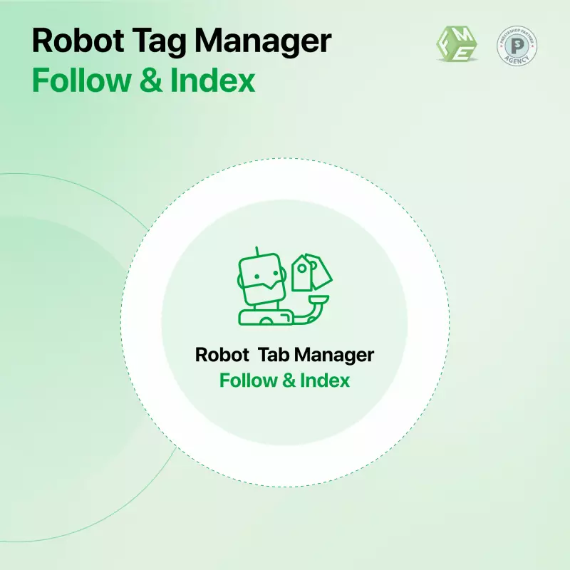 Marcas de robôs prestashop - NoFollow NoIndex Manager
