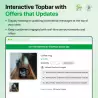Header Topbar with offers