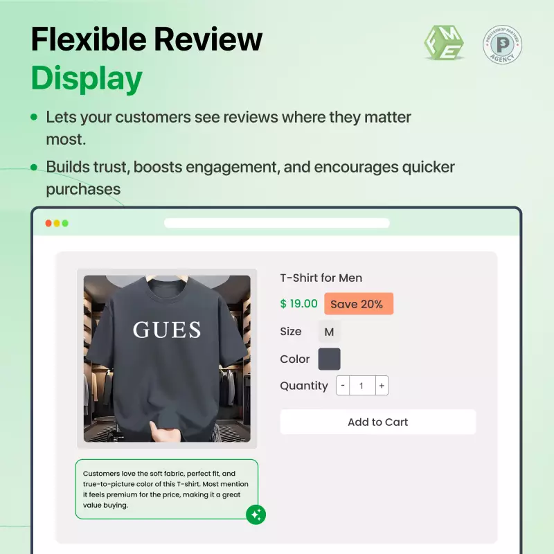 Multiple Positions to place reviews