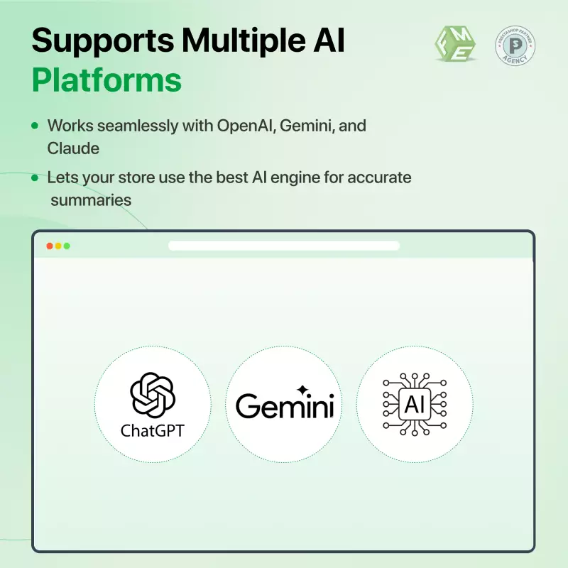Resumo e insights de avaliações com IA para PrestaShop - Gemini, ChatGPT, Claude