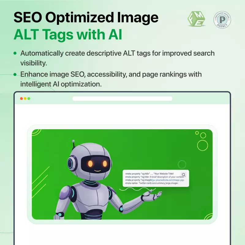 Etiquetas ALT SEO auto con IA para PrestaShop - ChatGPT, Gemini