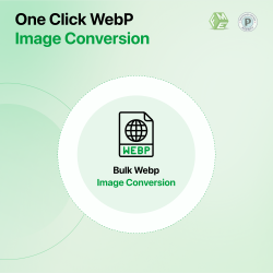 Um clique no módulo prestashop de conversão de imagem WebP