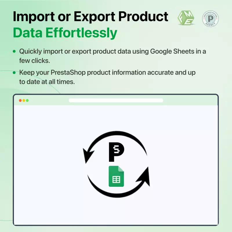 Prestashop Google Sheet Products Import / Export