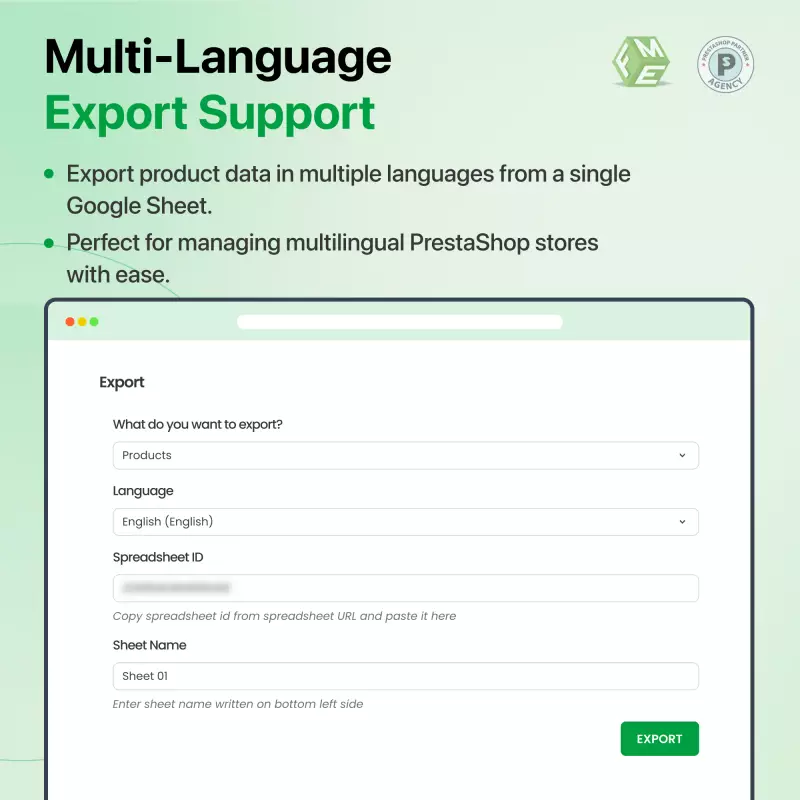 Multi language support