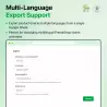 Multi language support