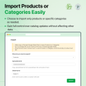Import Products and Categories