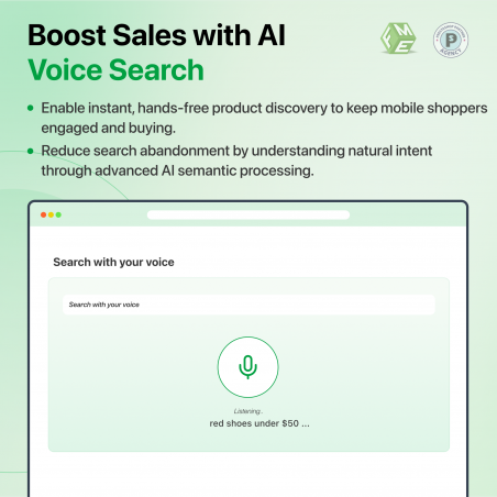 Prestashop AI Semantyczne wyszukiwanie głosowe