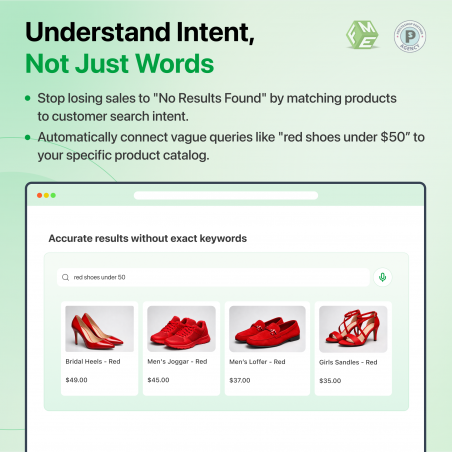 Ricerca vocale semantica Prestashop AI