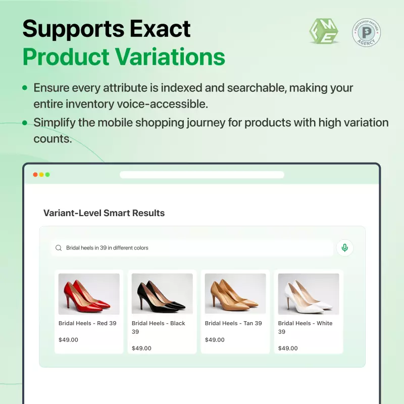 Full Combination and Variation Support