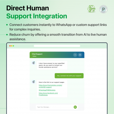 Module Chatbot IA Avancé pour PrestaShop