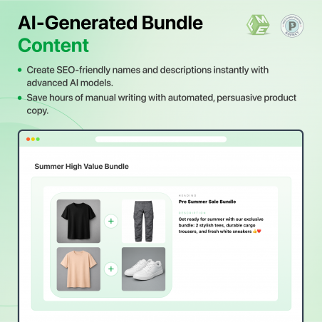 create bundle content with ai