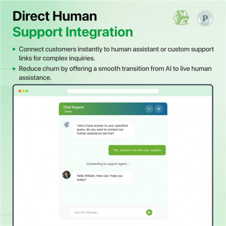 Direct Human Support Integration