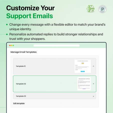 customized emails for users