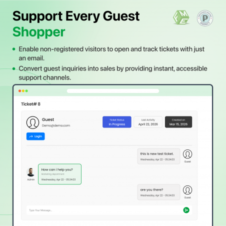 prestashop ticket system