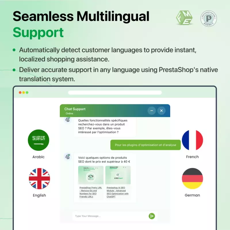PrestaShop AI Ultimate Bundle | Content Generator + Translator + Chatbot