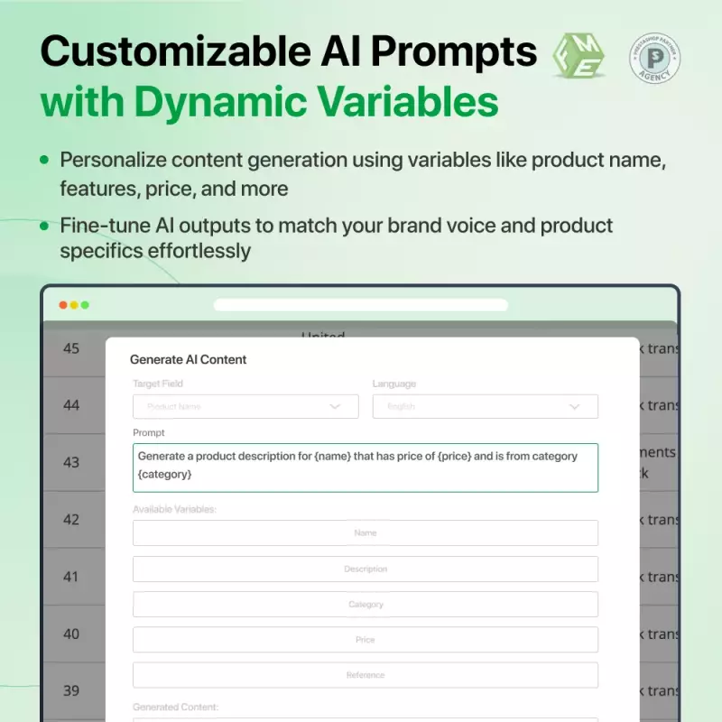 PrestaShop AI Ultimate Bundle | Generatore di Contenuti + Traduttore + Chatbot
