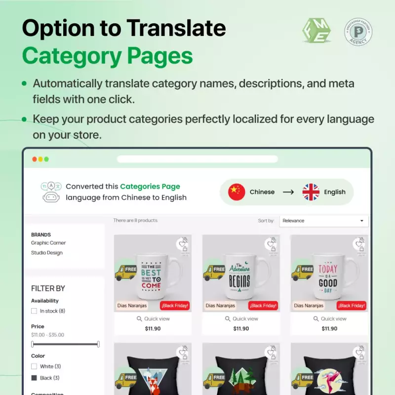 PrestaShop AI Ultimate Bundle | Content Generator + Translator + Chatbot