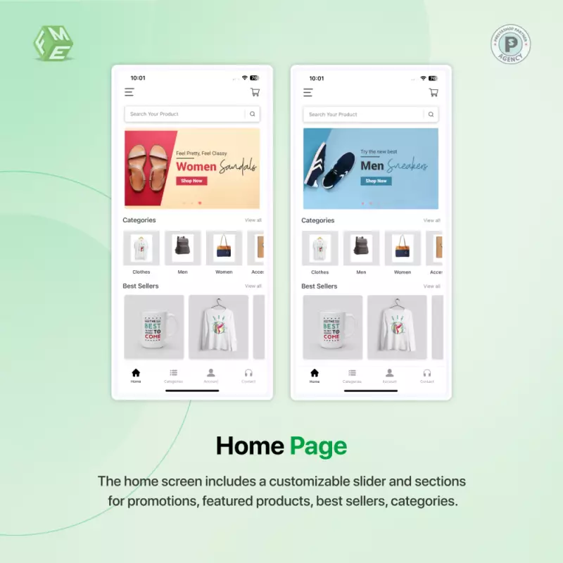 PrestaShop Mobile App Builder | Negozio mobile con un clic