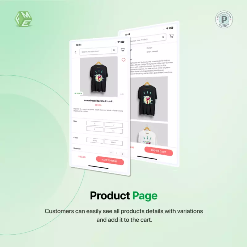 PrestaShop Mobile App Builder | Negozio mobile con un clic
