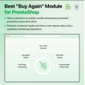 Prestashop Buy Again Module Features