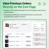 Previous Orders on Cart Page