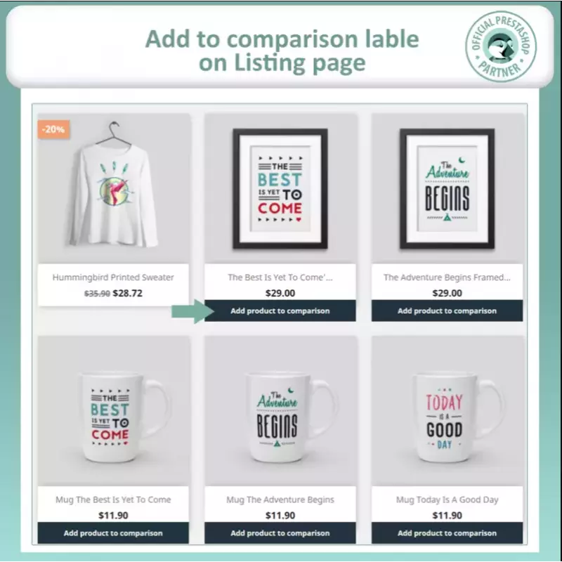 Porównanie produktów PrestaShop – pozwól klientom porównywać
