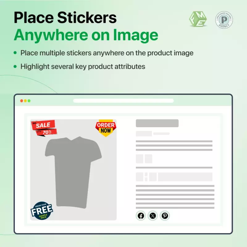 Suite PrestaShop Visibility & Mobility – Ensemble « Étiquettes de produits » + application mobile