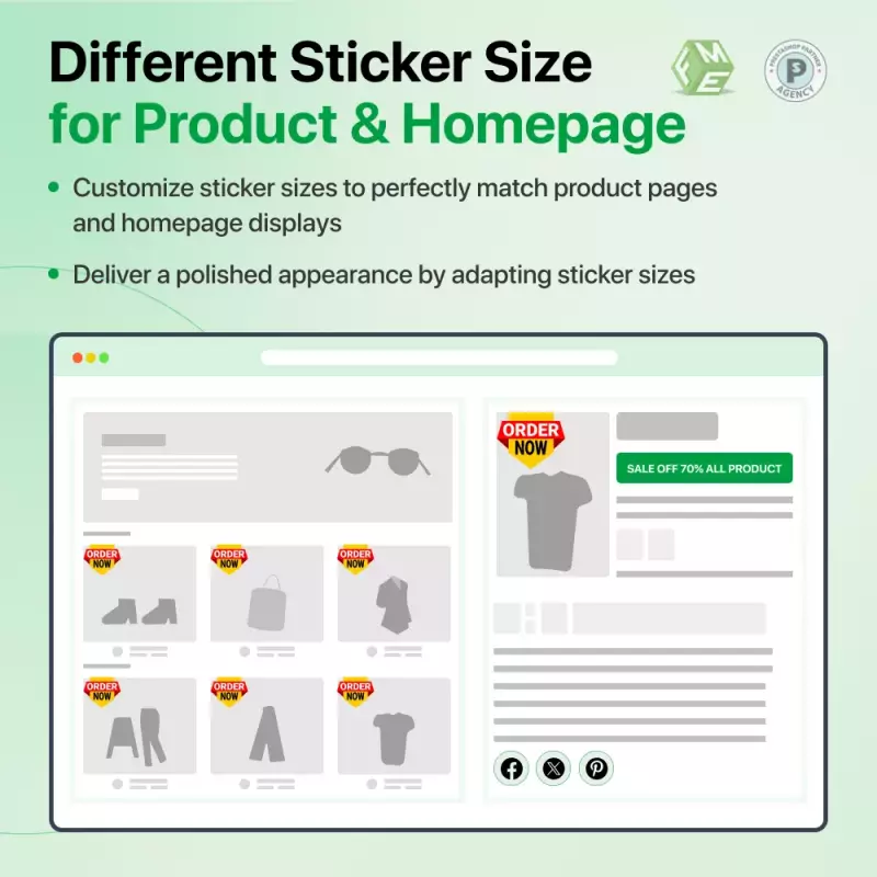 PrestaShop Visibility & Mobility Suite – Produktetiketten + Mobile-App-Paket