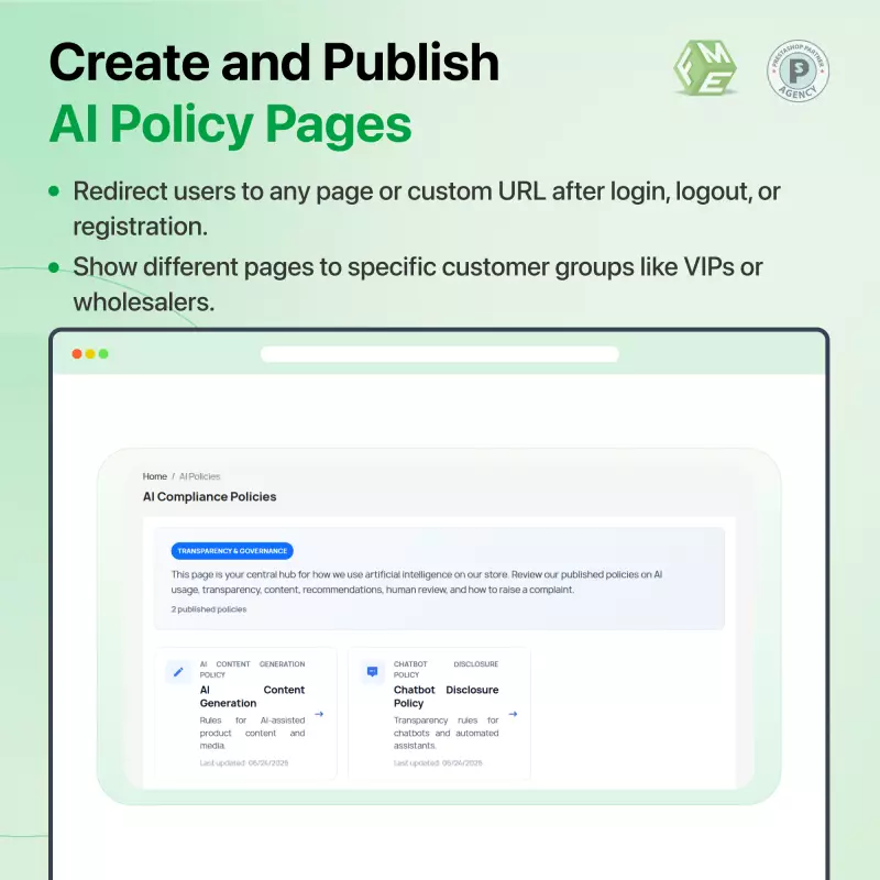 PrestaShop AI Compliance Manager | Module de transparence IA