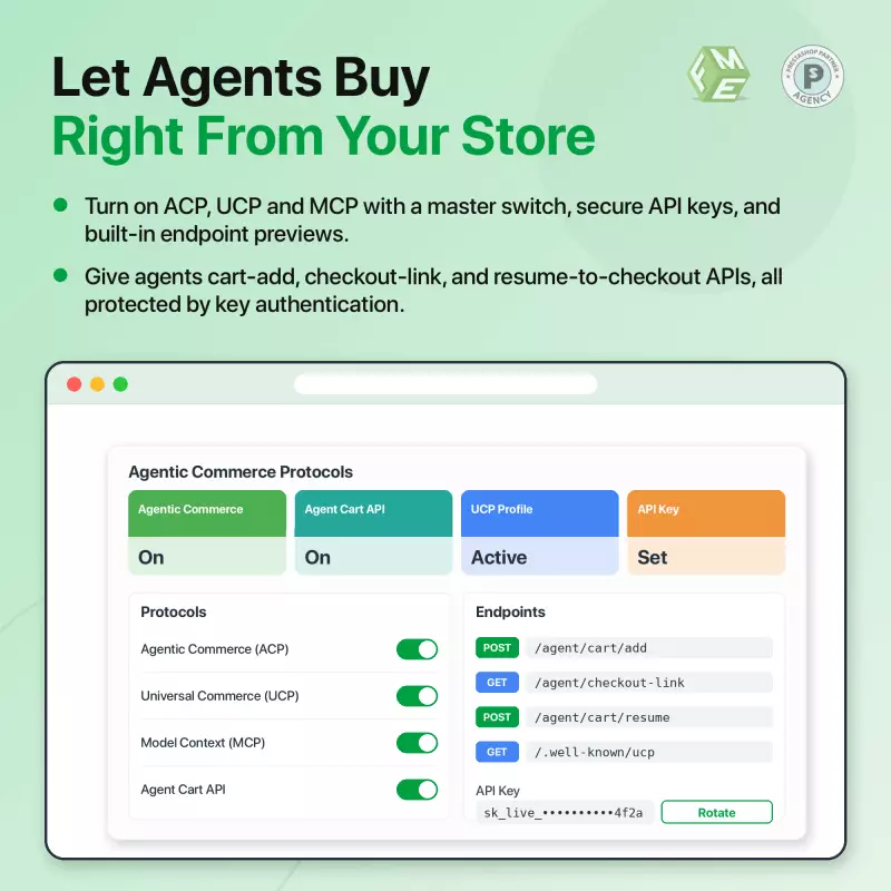 PrestaShop AI Readiness: Módulo de Comércio Agêntico | Feeds de IA, ACP e UCP